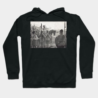 Robert the Bruce reviewing his troops, Battle of Bannockburn, 24 June 1314 Hoodie